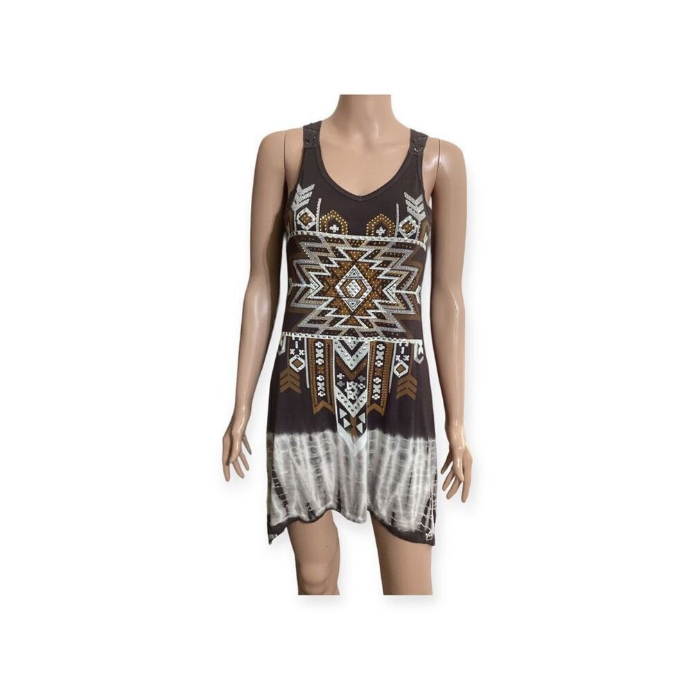Vocal Shark Bite Tunic Dress M